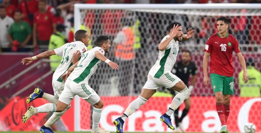 مباراة الجزائر والمغرب