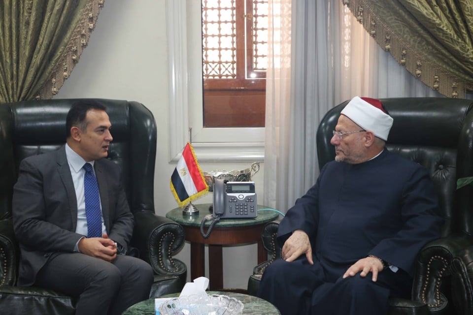 مفتي الجمهورية يستقبل سفير مصر الجديد في صربيا