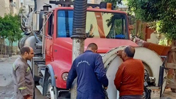 تطهير الشنايش استعدادًأ للنوة القادمة في الإسكندرية