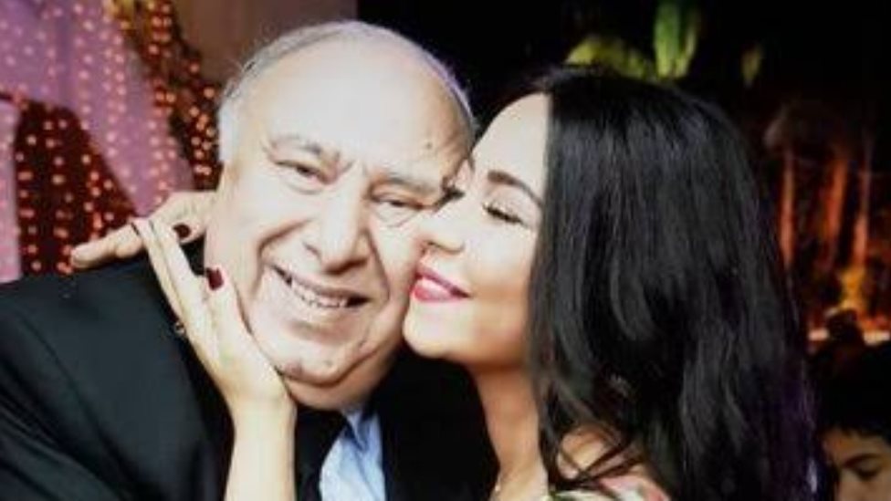 شيرين ووالد حسام حبيب