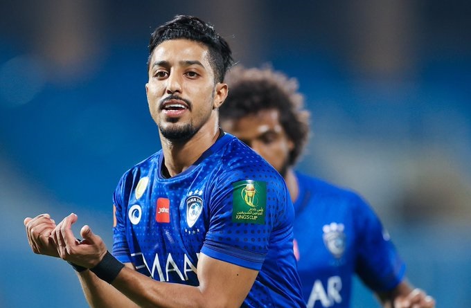 سالم الدوسري نجم فريق الهلال السعودي