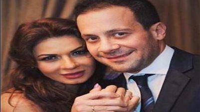 نجلاء بدر وزوجها 
