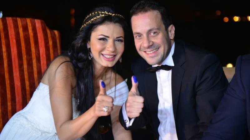 محمد عفيفي ونجلاء بدر