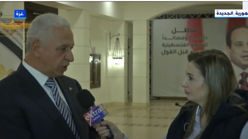  سهيل السقا مسئول إحدى شركات المقاولات المشاركة باعمار غزة