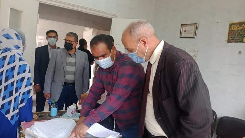 رئيس مركز ابوقرقاص بمستشفى اتليدم