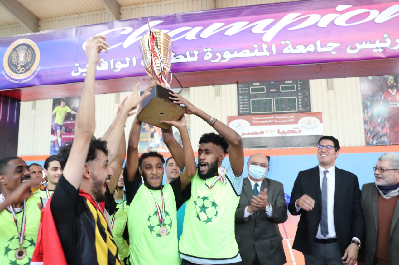 فوز السودان بكأس رئيس جامعة المنصورة لكرة القدم