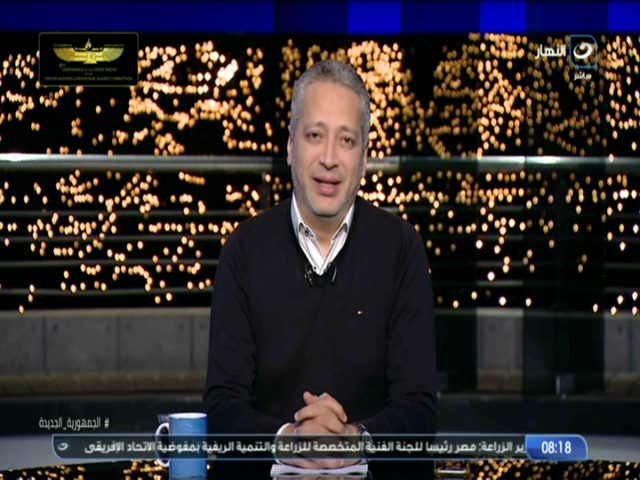 الإعلامى تامر أمين 