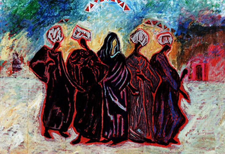 تصوير _ ألوان زيتية على قماش _ للفنان محمد الطحان