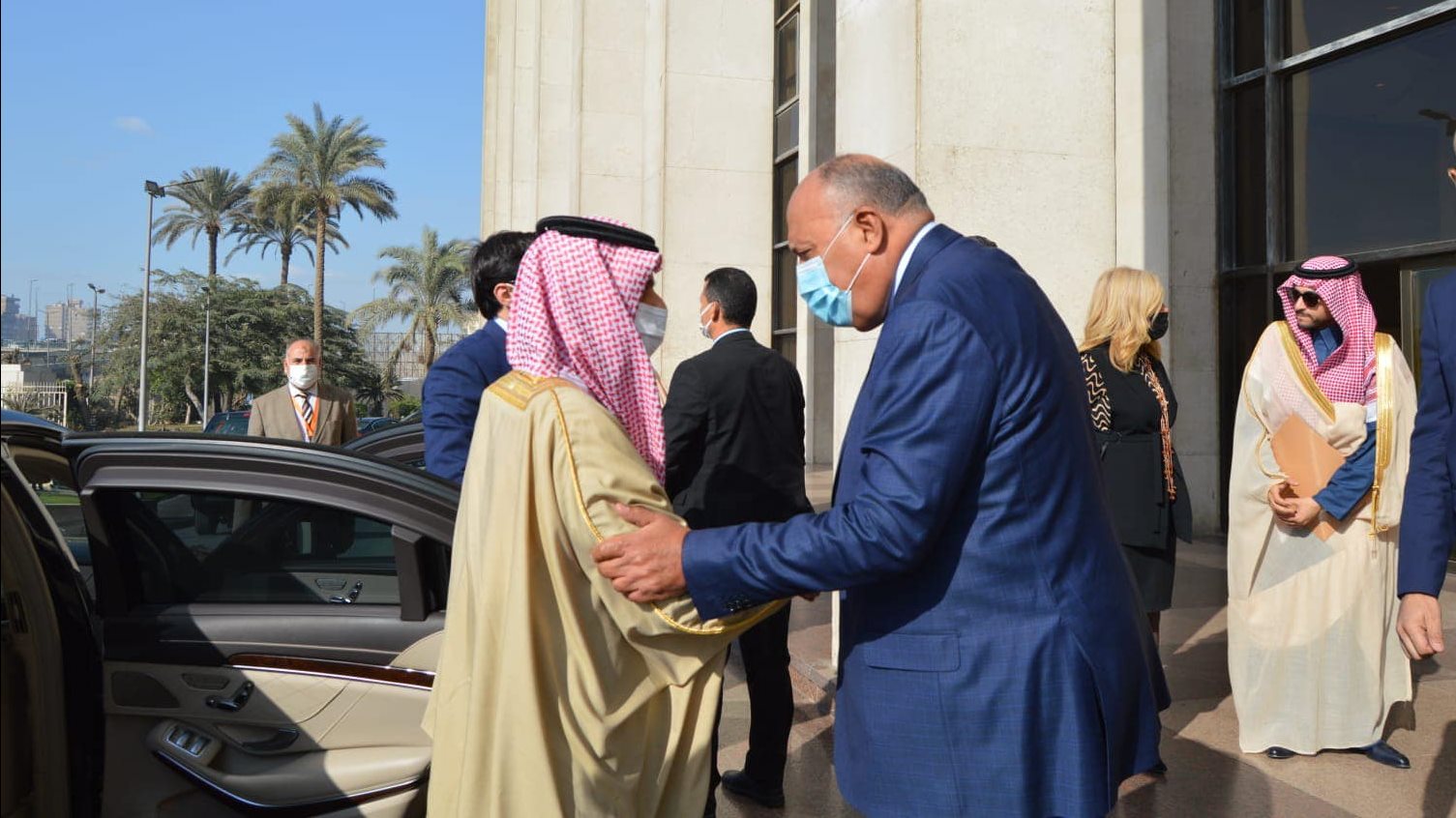 سامح شكري وبن فرحان