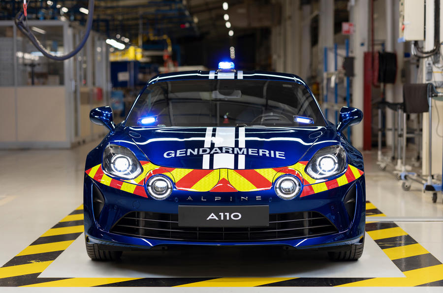 Alpine A110 تنضم إلى قوة الشرطة الفرنسية