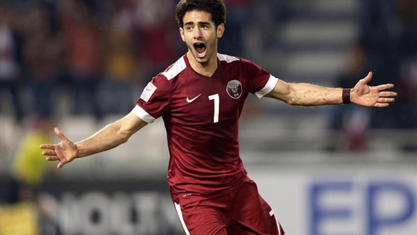 أحمد علاء الدين مهاجم منتخب قطر