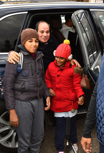 الرئيس السيسي يتفقد مشروع تطوير القاهرة التاريخية