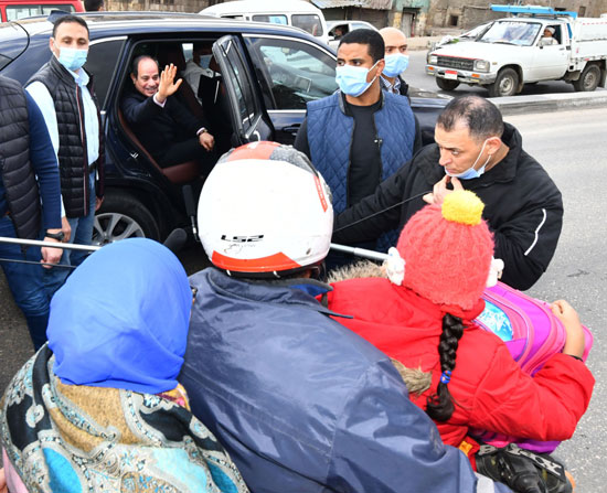 الرئيس السيسي يتفقد مشروع تطوير القاهرة التاريخية