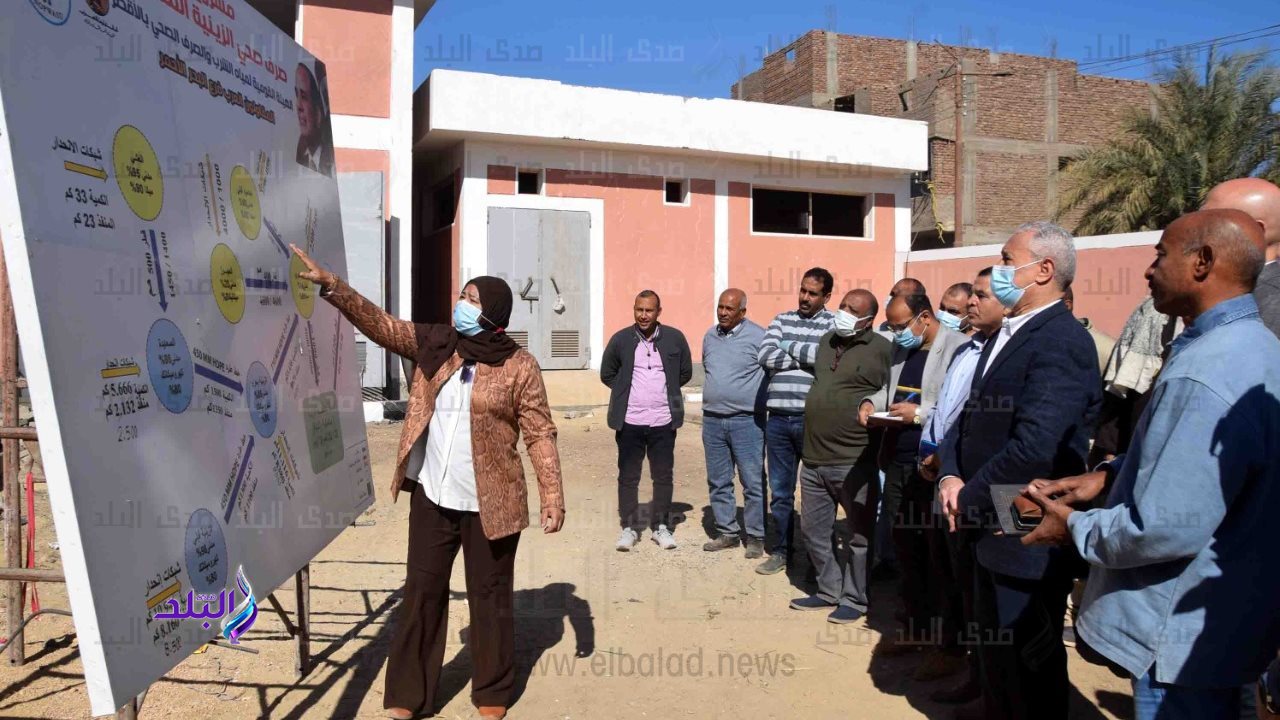 تشغيل تجريبي لـ 6 محطات صرف بالزينية مارس المقبل