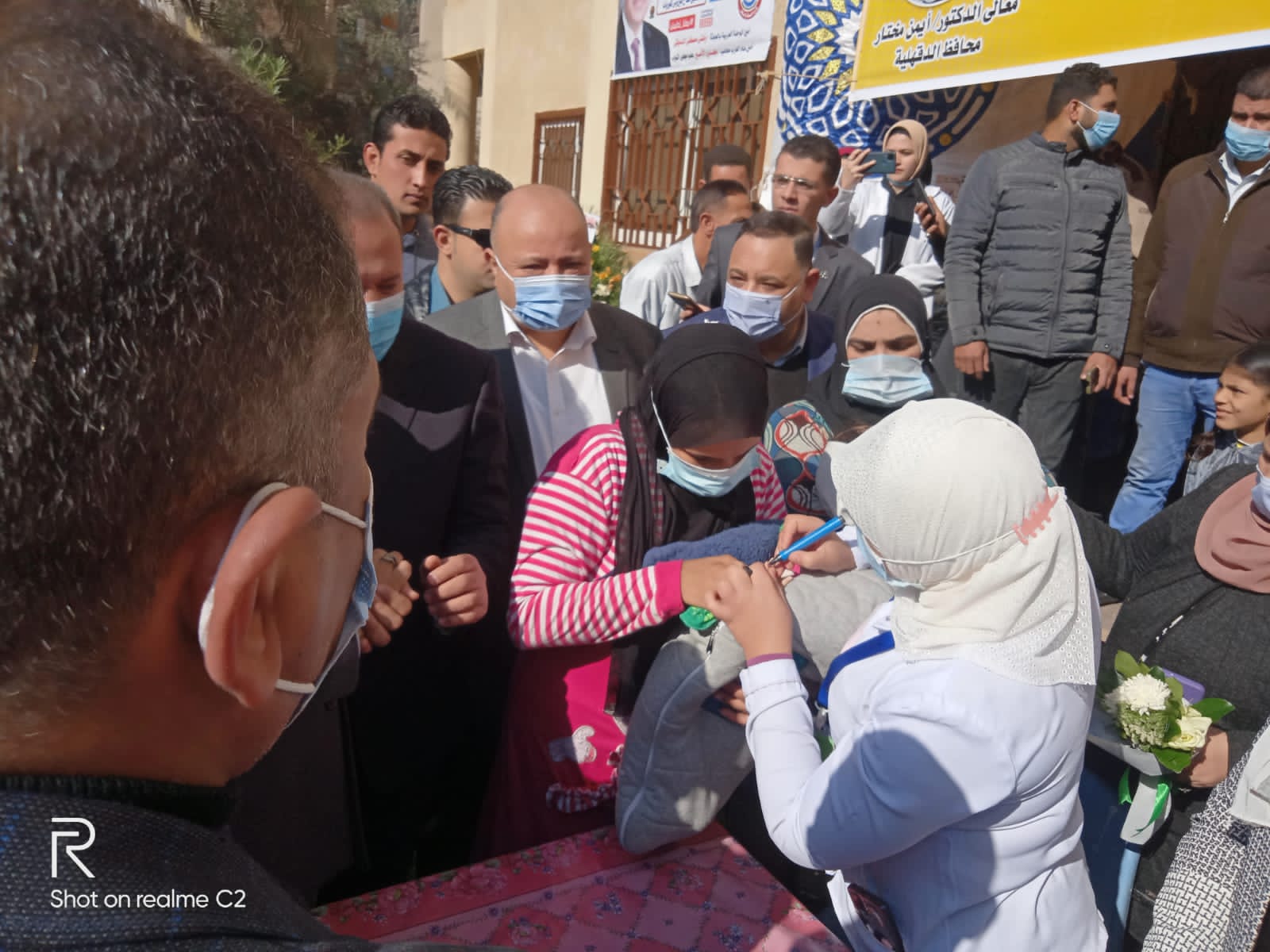 إنطلاق حملة التطعيم ضد شلل الاطفال في الدقهلية
