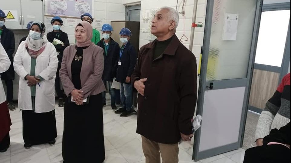 جانب من الزيارة 