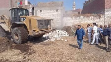 إزالة التعديات على الأراضى الزراعية