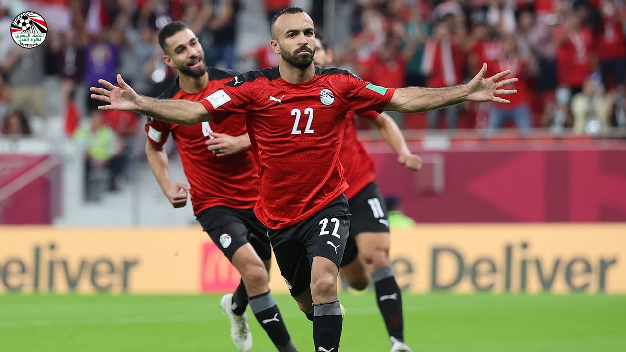 محمد مجدي أفشة لاعب منتخب مصر