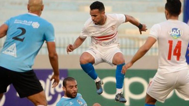 مباراة الزمالك وغزل المحلة