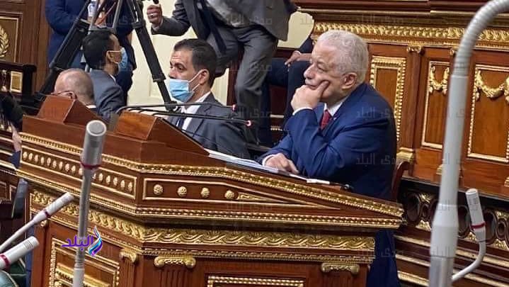 طارق شوفي وزير التربية والتعليم داخل مجلس النواب