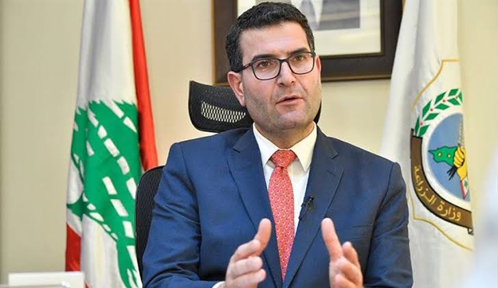 وزير الزراعة اللبنانى 