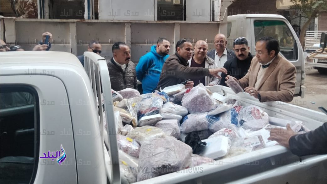 ضبط ٥٥٠ كجم لحوم غير صالحة