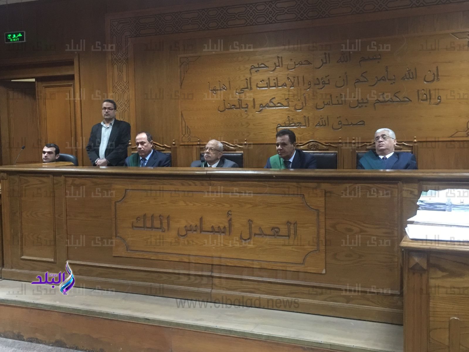 هيئة المحكمة المستشار محمد حماد
