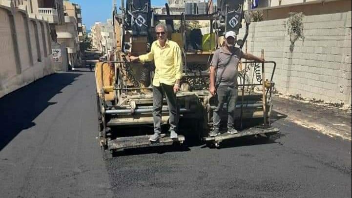 أعمال تطوير ورفع كفاءة الطرق في سيناء 