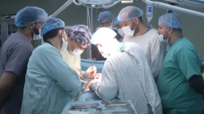 الوفد الطبي المصري في غزة 
