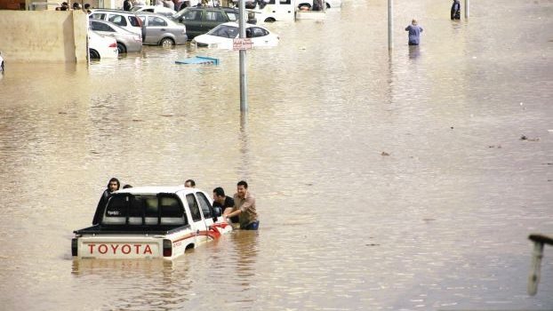 أمطار غزيرة وسيول 
