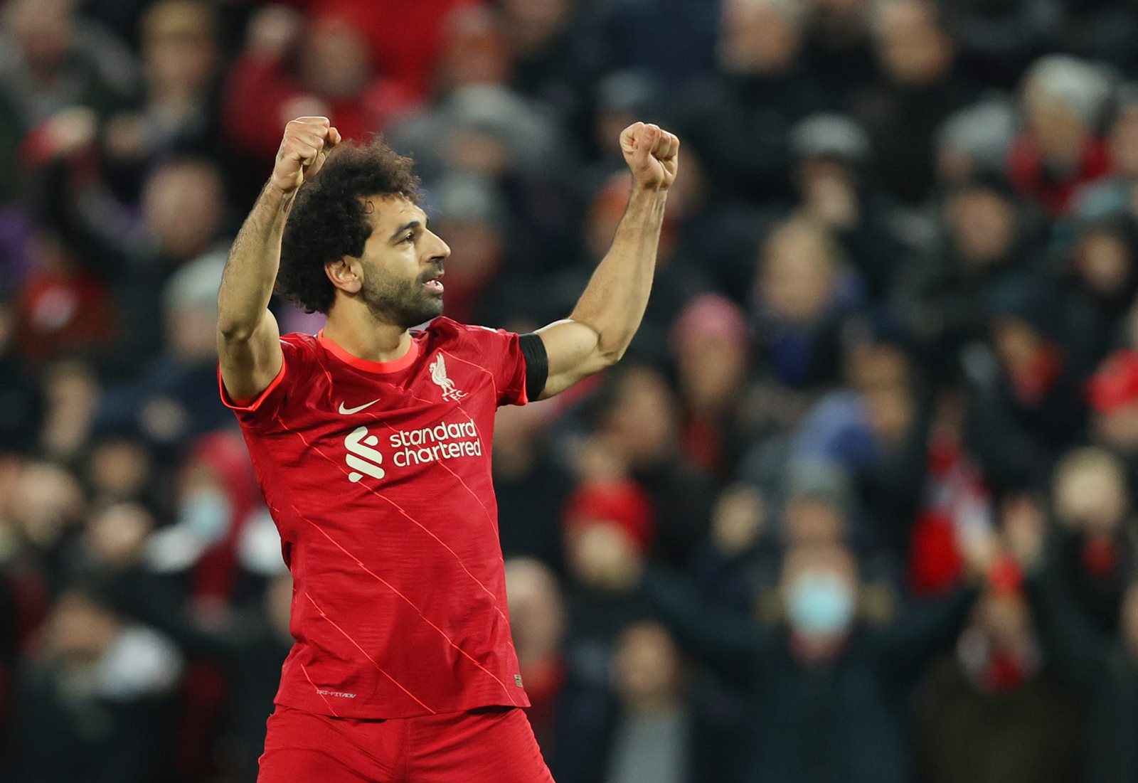 محمد صلاح لاعب فريق ليفربول