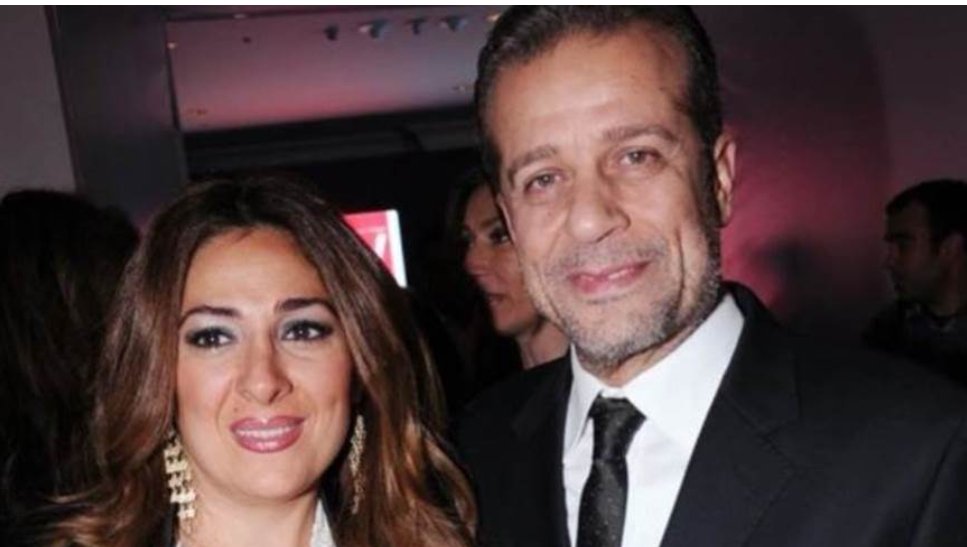 شريف منير وزوجته