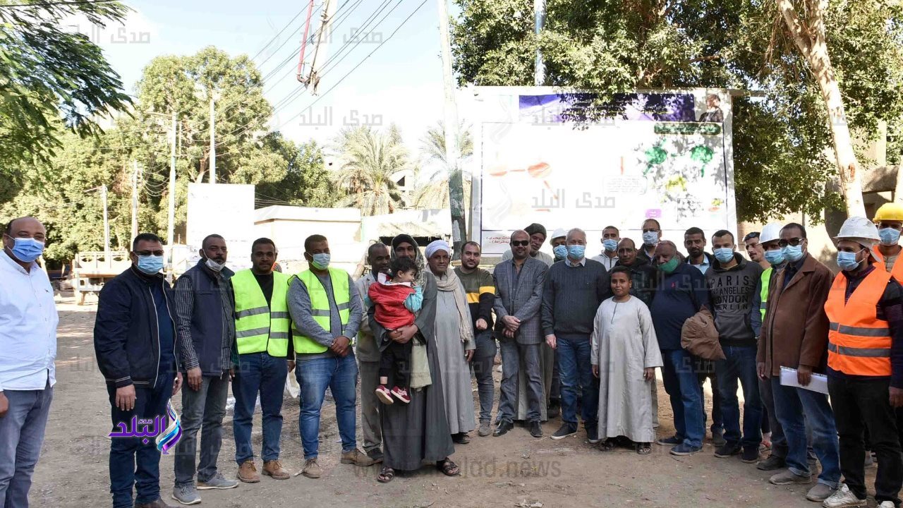 جولة لمحافظ الأقصر على مشروعات حياة كريمة