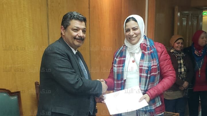 الطاقة الذرية تكرم الزميلة وفاء نورالدين الصحفية بصدى البلد