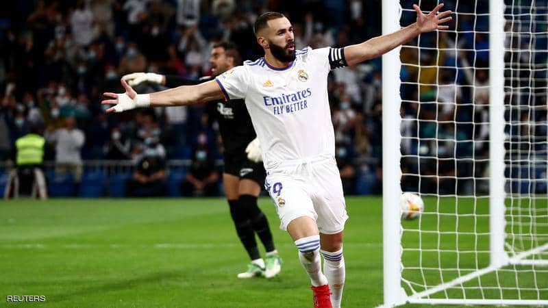 كريم بنزيما نجم ريال مدريد