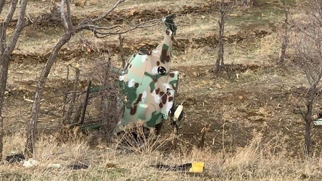 سقوط مروحية - ارشيفي 