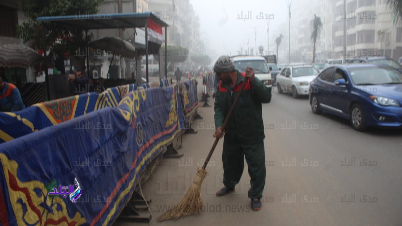 رفع للإشغالات والسيارات المتهالكه بمحيط الكنائس