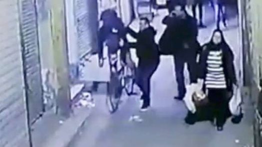 لحظة تفجير الدرب الاحمر 