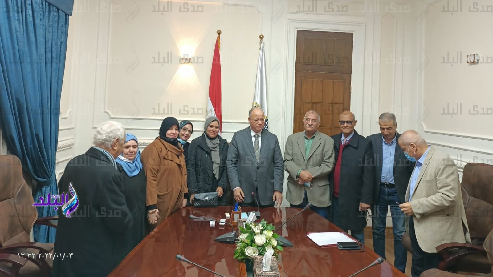 محافظ القاهرة سكان الإخاء 