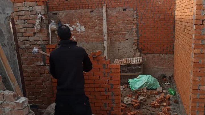 إيقاف أعمال بناء مخالف شرق الإسكندرية