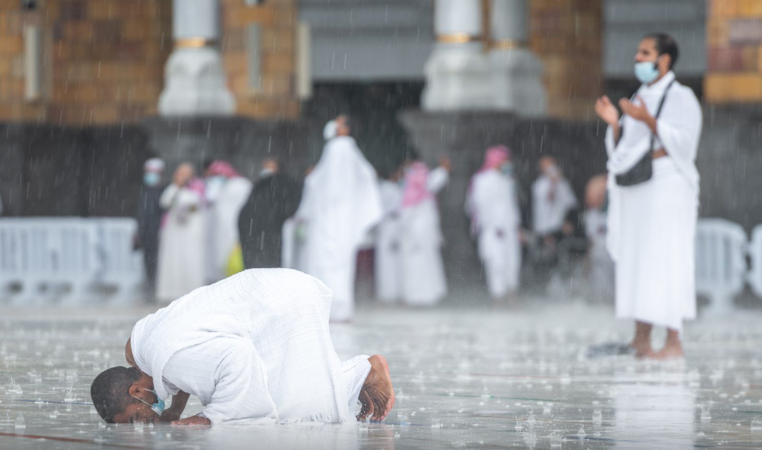 الدعاء في المطر