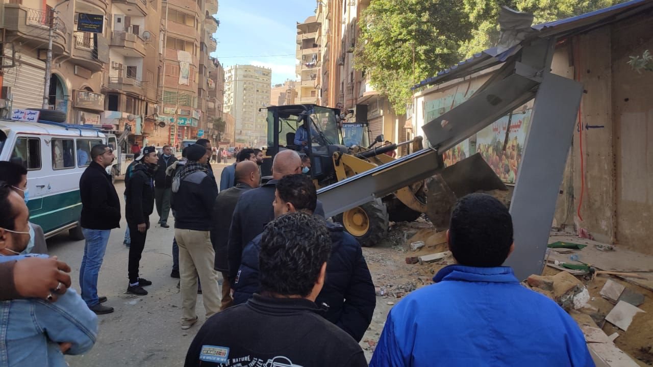 الاجهزة التنفيذية اثناء الازالات
