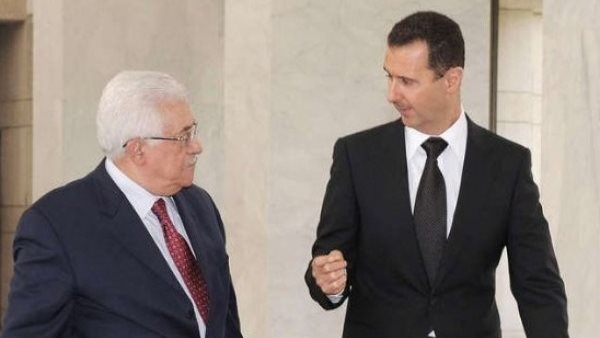 بشار الأسد ومحمود عباس