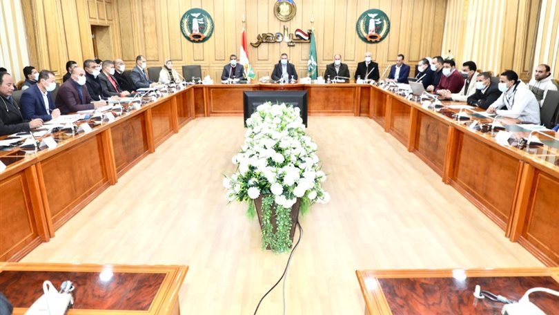 اجتماع محافظ المنوفية