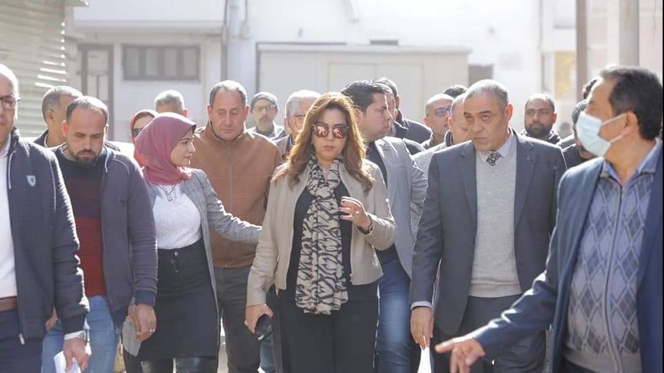 منال عوض محافظ دمياط