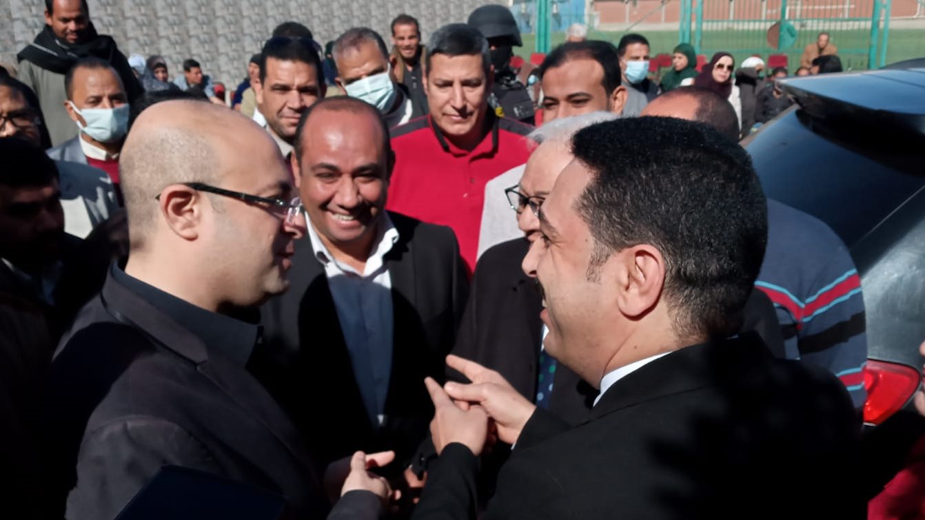 محافظ بني سويف بالفشن 