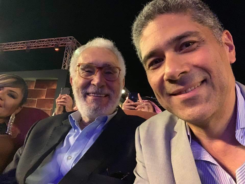 أحمد أبو زهرة مع والده 