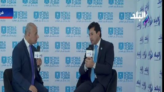 الدكتور أشرف صبحي وزير الشباب والرياضة و الإعلامي أحمد موسى