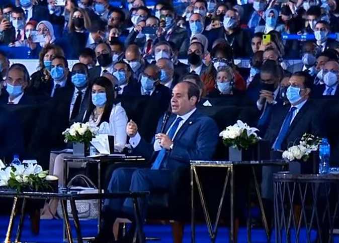 الرئيس السيسي بـ منتدى شباب العالم