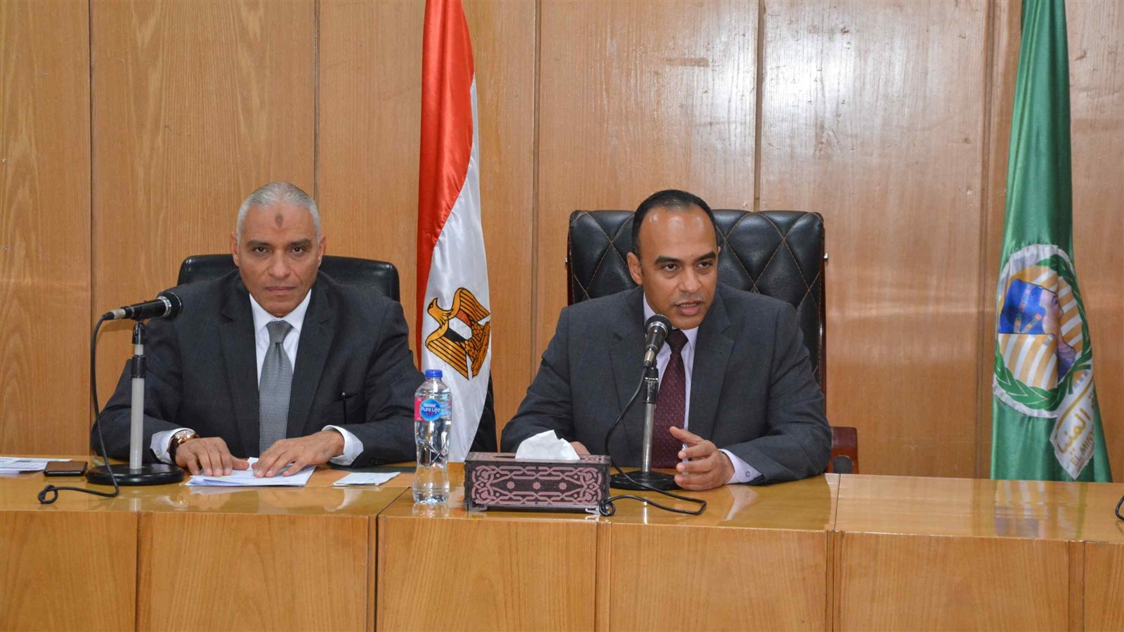 نائب محافظ المنيا ورئيس جهاز تنمية المشروعات 